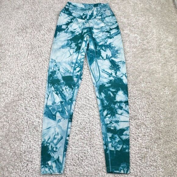 Balance Athletica Vitality The OG Pant Legging Tie Dye Marine Blue Green - Picture 2 of 10